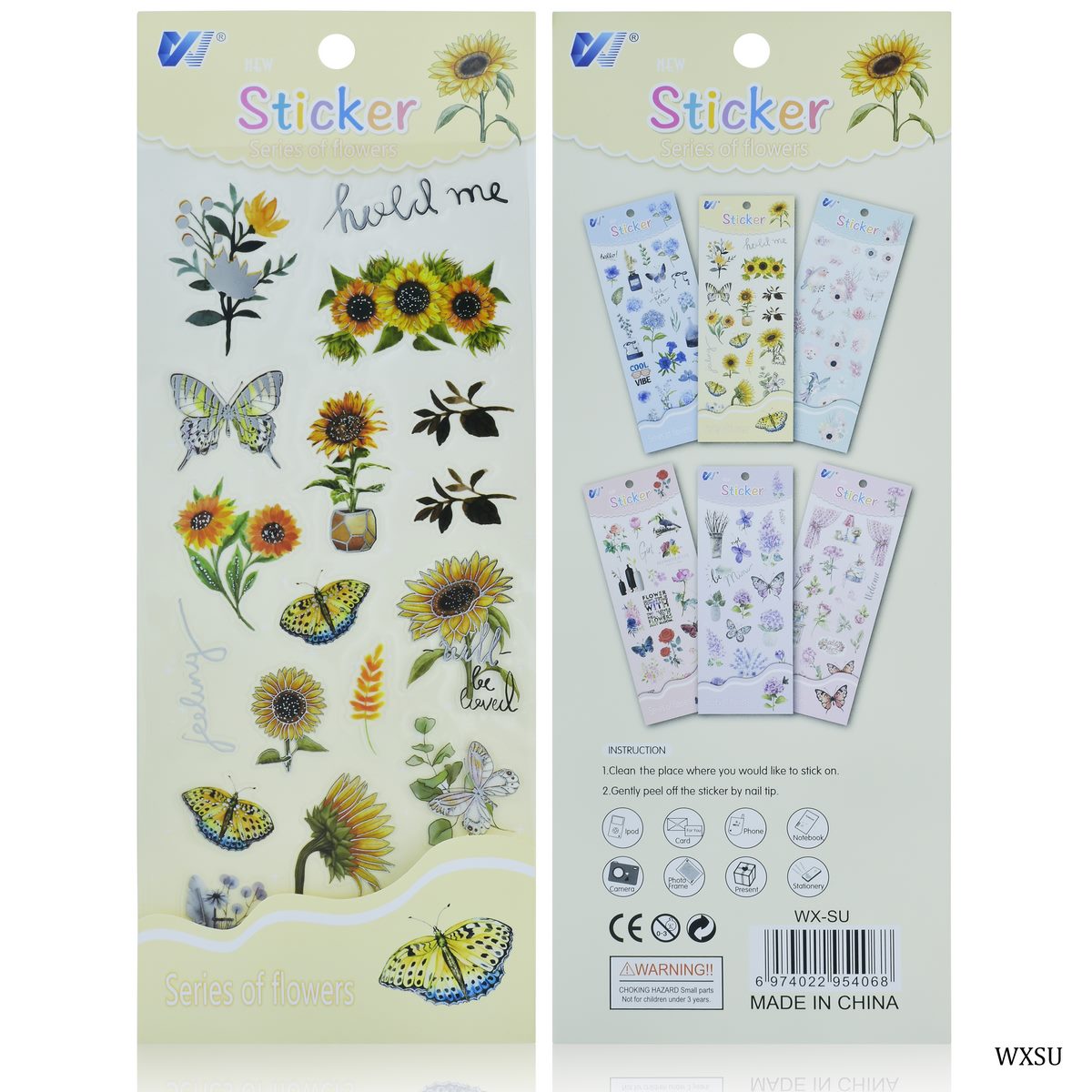 Sticker Series Of Flower