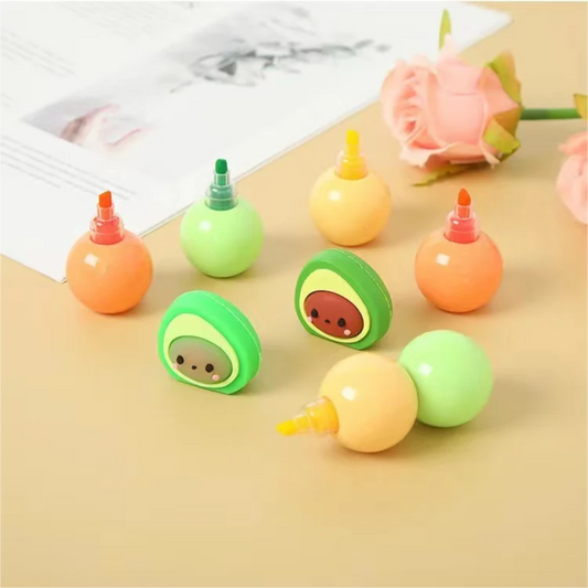 Avocado Shaped Mini Highlighters GBT-2223 (NV)