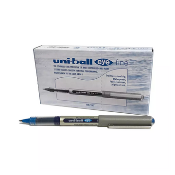 Uniball Eye 157 Blue Pen Pack of 12