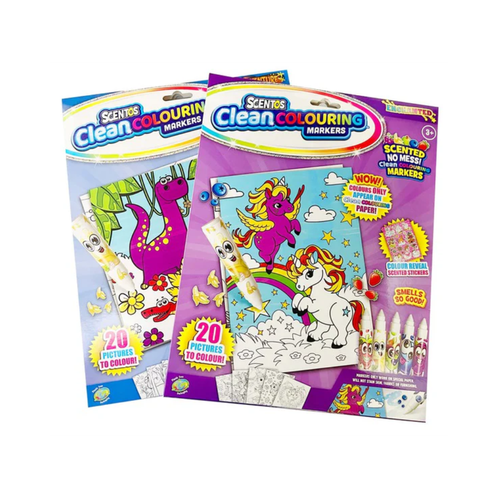 Scentos Enchanted Clean Colouring Markers