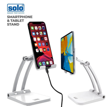 SOLO Heavy Duty Smartphone & Tablet Stand, Multi Angle Adjustable, Portable MS002