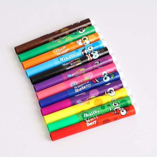 Macaron Scented Colour Markers Pack of 12 (EC)