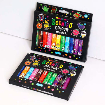 Macaron Scented Colour Markers Pack of 12 (EC)