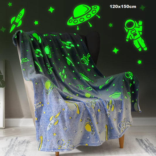 Magic Glow in The Dark Blanket 120X150CM (SB)