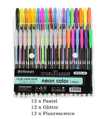 Neon Marker 36pcs (EC)