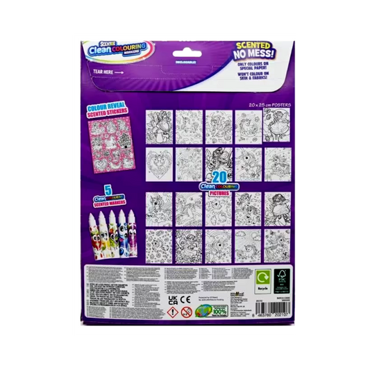 Scentos Enchanted Clean Colouring Markers