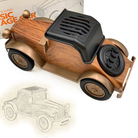 Vintage Car Model Bluetooth Speaker – Retro Style Wireless Sound System BTS (SNS)