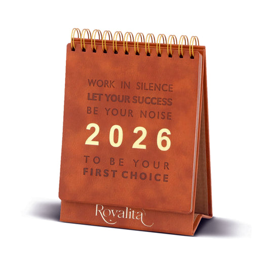 Monuments Premium Leather Table Calendar