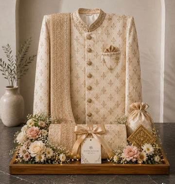 Premium Groom Sherwani Packaging Set