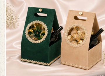Elegant Gift Packaging Bag with Transparent Window